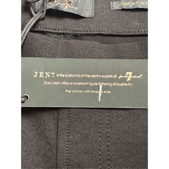 JEN7 Women’s Pull-On Ponte Comfort Skinny High-Waisted Stretch Pants Size 12 - Picture 7 of 13